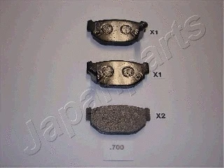 Brake Pad Set, disc brake (PP-700AF)