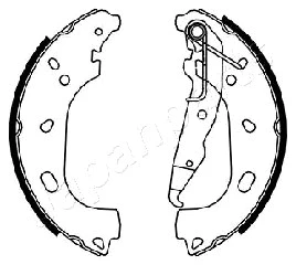 Brake Shoe Set (GF-0402AF)