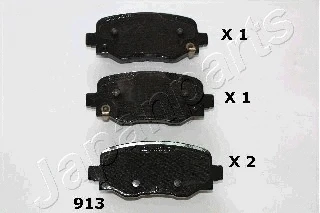 Brake Pad Set, disc brake (PP-913AF)