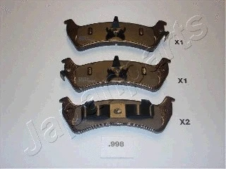 Brake Pad Set, disc brake (PP-998AF)