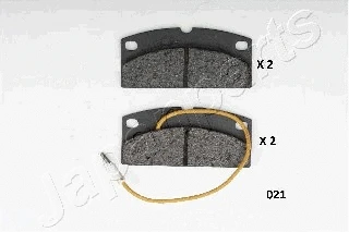 Brake Pad Set, disc brake (PA-021AF)