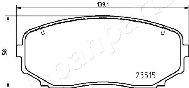 Brake Pad Set, disc brake (PA-531AF)