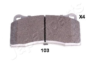Brake Pad Set, disc brake (PP-103AF)