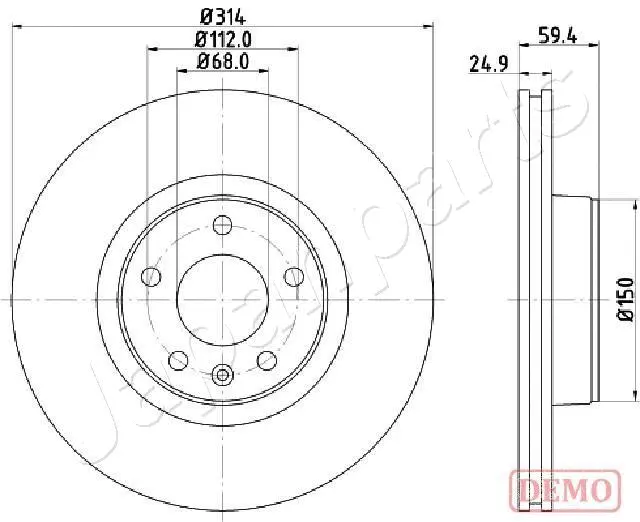Brake Disc (DI-0927C)