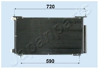 Condenser, air conditioning (CND193013)