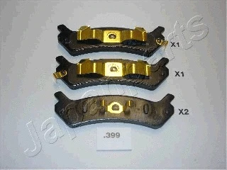 Brake Pad Set, disc brake (PP-399AF)