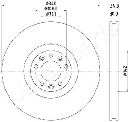 Brake Disc (DI-0636)