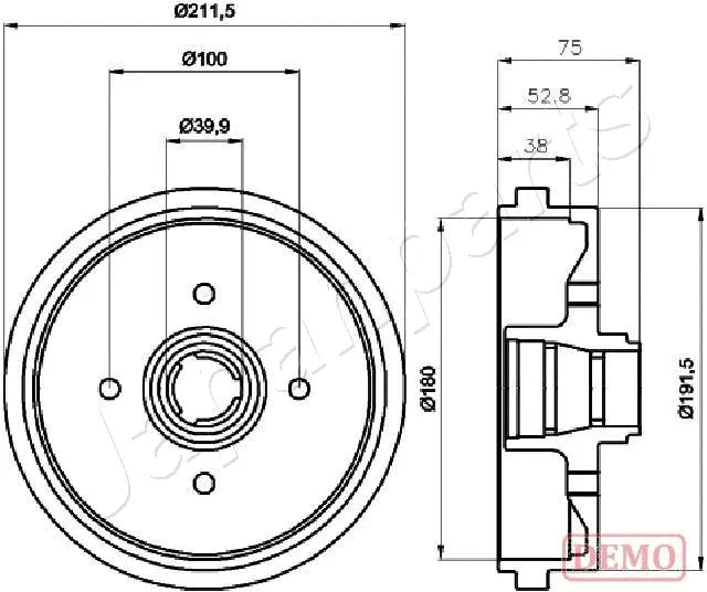 Brake Drum (TA-0901C)