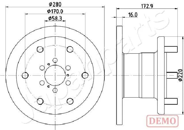 Brake Disc (DI-0255C)