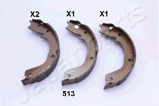 Brake Shoe Set, parking brake (GF-513AF)
