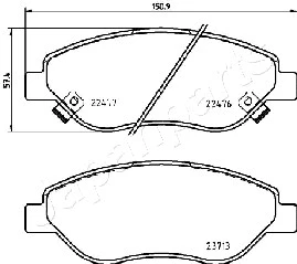 Brake Pad Set, disc brake