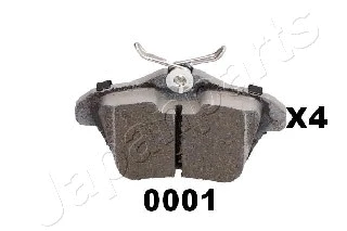 Brake Pad Set, disc brake (PP-0001AF)