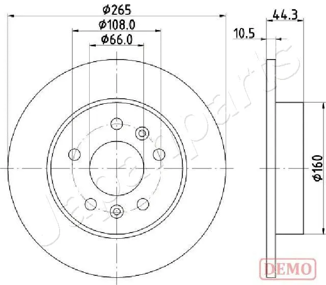 Brake Disc (DP-0707C)