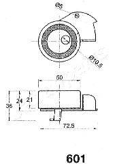 Tensioner, timing belt
