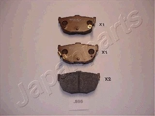 Brake Pad Set, disc brake (PP-595AF)