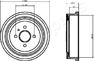 Brake Drum (TA-0404)