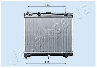 Radiator, engine cooling (RDA153010)
