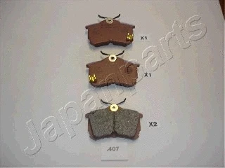 Brake Pad Set, disc brake (PP-407AF)