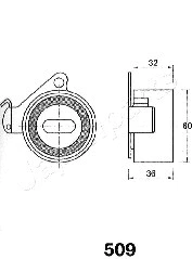 Tensioner, timing belt