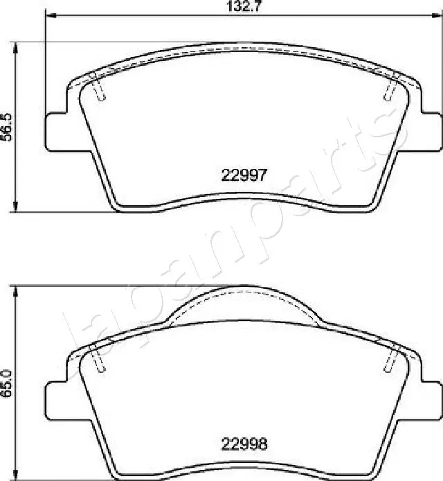 Brake Pad Set, disc brake (PA-0355AF)