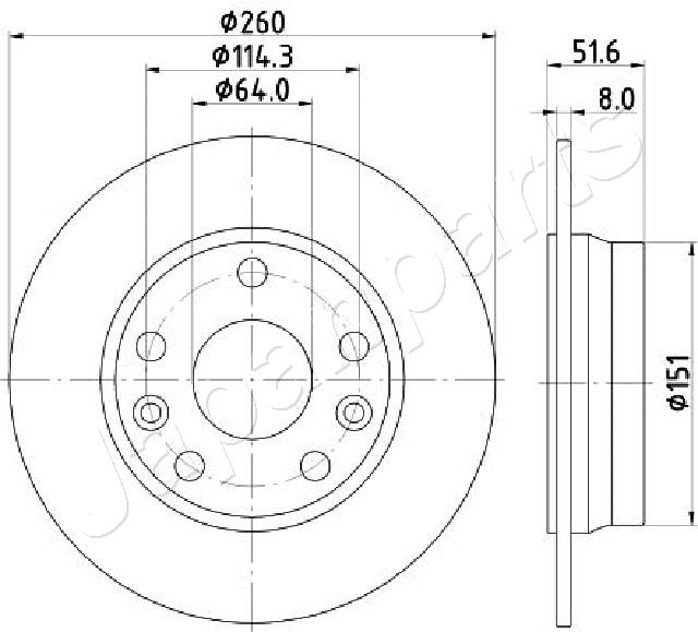 Brake Disc (DP-135C)