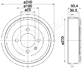 Brake Drum (TA-0902)
