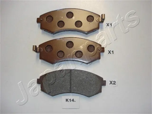Brake Pad Set, disc brake (PA-K14AF)