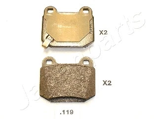 Brake Pad Set, disc brake (PP-119AF)