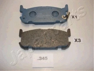 Brake Pad Set, disc brake (PP-345AF)