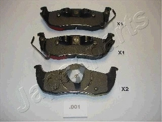 Brake Pad Set, disc brake (PP-001AF)