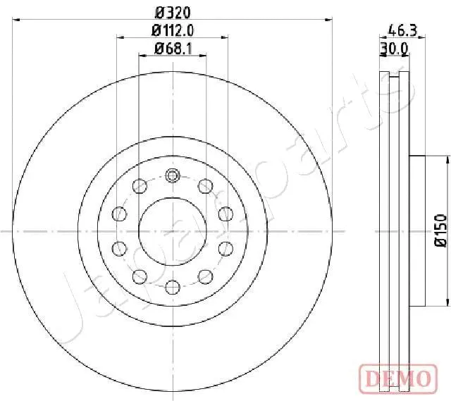 Brake Disc (DI-0909C)
