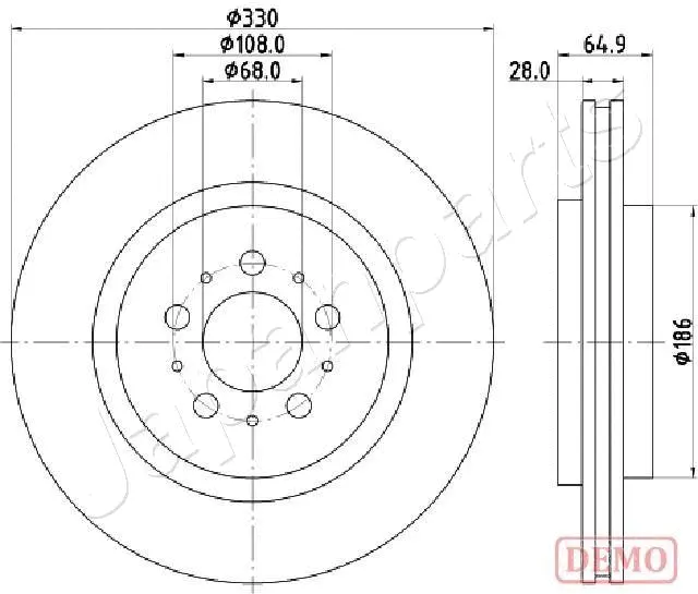 Brake Disc (DP-0322C)