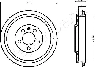 Brake Drum (TA-0906)