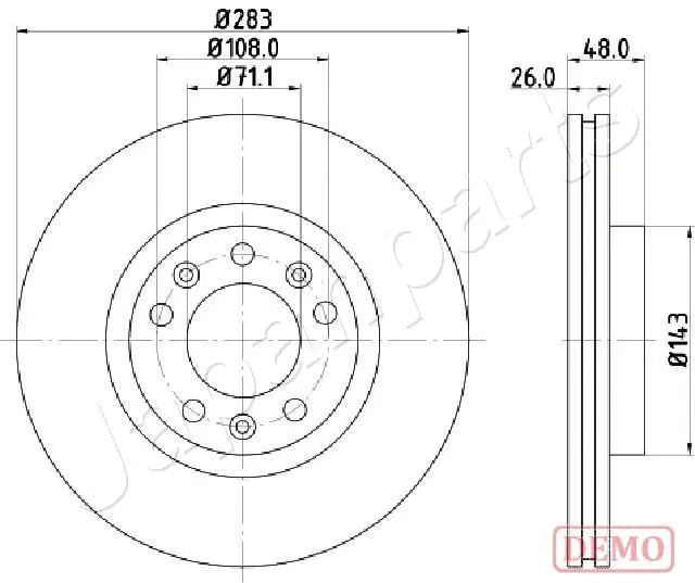 Brake Disc (DI-0633C)