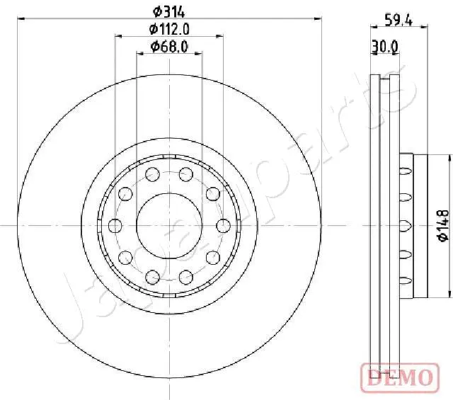 Brake Disc (DI-0924C)