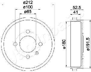 Brake Drum (TA-0912)
