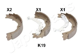 Brake Shoe Set, parking brake (GF-K19AF)