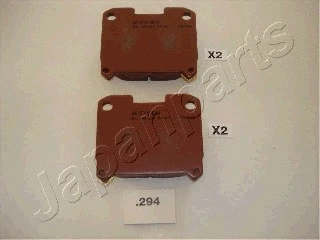 Brake Pad Set, disc brake (PP-294AF)