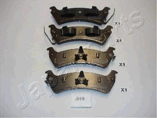 Brake Pad Set, disc brake (PP-019AF)