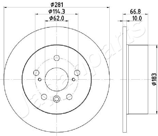 Brake Disc (DP-256C)
