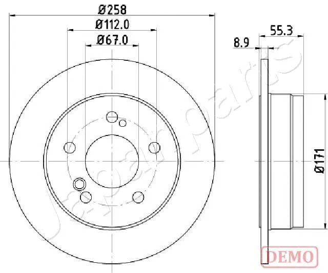 Brake Disc (DP-0504C)