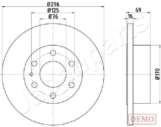 Brake Disc (DP-0225C)