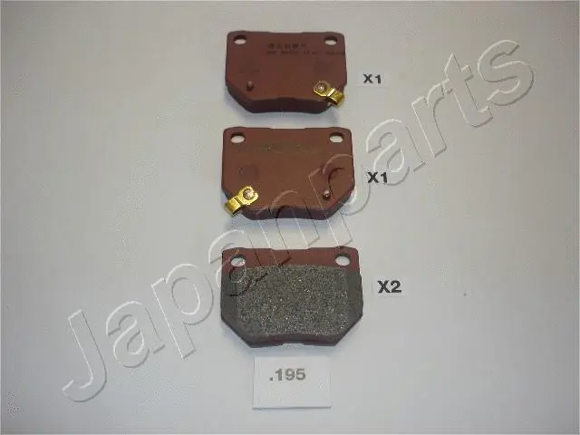 Brake Pad Set, disc brake (PP-195AF)