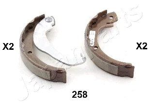 Brake Shoe Set, parking brake (GF-258AF)