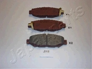 Brake Pad Set, disc brake (PP-212AF)