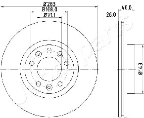 Brake Disc (DI-0634)