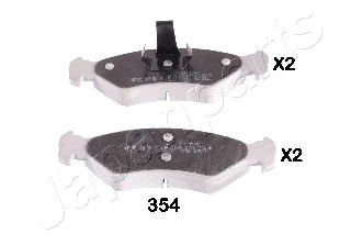 Brake Pad Set, disc brake (PA-354AF)