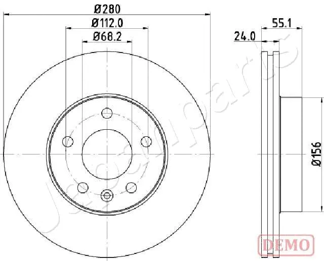 Brake Disc (DI-0958C)