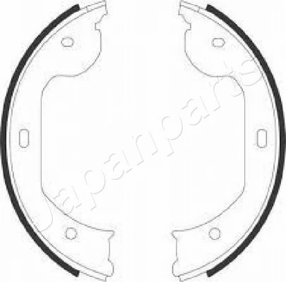 Brake Shoe Set, parking brake (GF-0104AF)