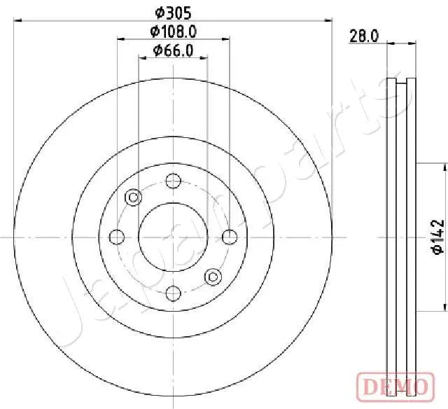 Brake Disc (DI-0631C)
